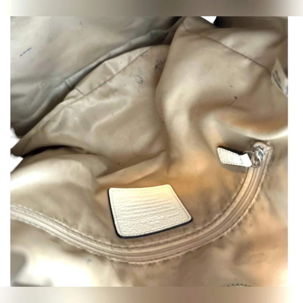 Coach Creme White Shoulder Crossbody Hobo Style Large Bag Previously Lov… - Picture 10 of 15